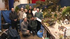 El bel�n de 16 metros de largo de la compostelana parroquia de San Miguel dos Agros