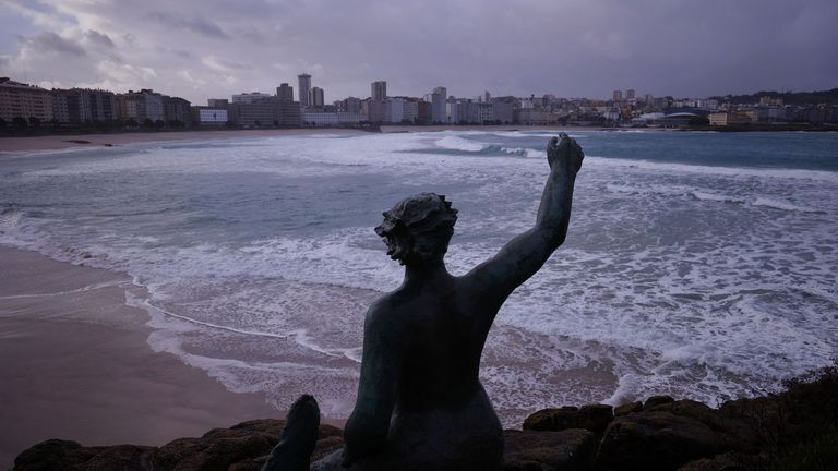 Imagen de archivo de la bah�a de A Coru�a