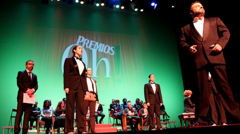 Uno de los momentos musicales de la gala de los Oh! 2017