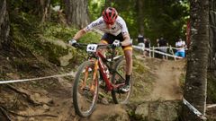 Pablo Rodr�guez Guede, corredor ourensano, con la selecci�n espa�ola de cross country ol�mpico (XCO).