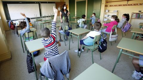 Vuelta al cole en el colegio de Barcelos