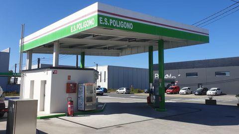 Gasolinera en el polgono de Sete Pontes, en Vilalba