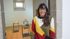 Elena Velasco, junto a piezas que reflejan la reconexi�n con su cuerpo, bajo el t�tulo �El jard�n�