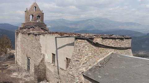 La capilla tras los incendios