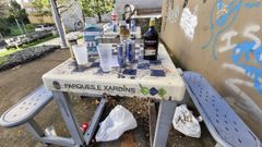 Aspecto que presentaba la zona este lunes a mediod�a