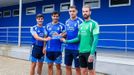 Dani Calvo, David Costas, Aar�n Escandell y Nacho Vidal, capitanes del Real Oviedo 26/27