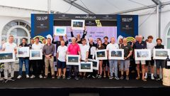 Foto de familia de los vencedores de la 22.� Sandberg PalmaVela.