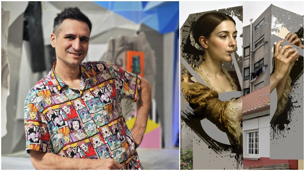 Sfhir, el mejor muralista del mundo vuelve a Galicia: «El feísmo es ideal para pintar en grande»