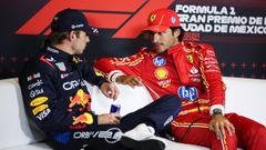 Max Verstappen y Carlos Sainz.Max Verstappen, piloto de Red Bull, y Carlos Sainz