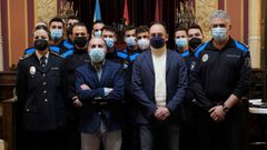 Toma de posesi�n de nuevos agentes de la Polic�a Local en Ourense.