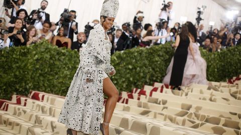 Rihanna a su llegada a la gala