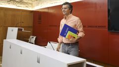 Borja Verea, l�der del PP de Santiago y portavoz del grupo municipal popular