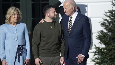 Zelenski se re�ne con Joe Biden en la Casa Blanca