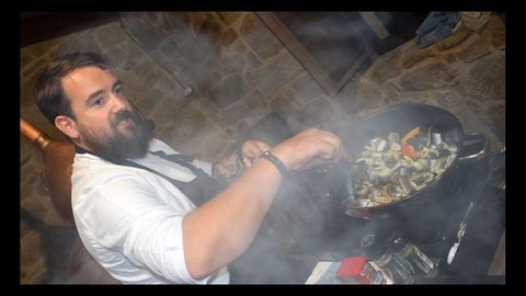�lex Iglesias foi o coci�eiro do showcooking