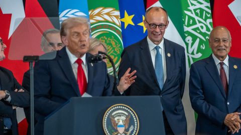 «Por fin tenemos paz en Oriente Medio», ha dicho Donald Trump tras la firma del acuerdo para la Franja de Gaza