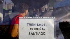El tren se convierte en autob�s en A Coru�a durante 15 d�as