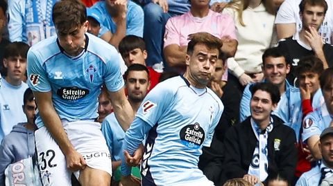 �lvaro N��ez fue una de las novedades del Celta ante el Elche.