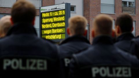 Evacuaci�n masiva en Fr�ncfort