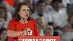 La cabeza de lista del PSOE al Congreso por el Principado de Asturias, Adriana Lastra,