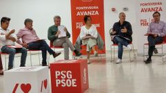 Reuni�n de la ejecutiva provincial del PSOE de Pontevedra en un encuentro en Rax�