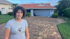Hari Garca, asturiana residente en Florida, tras el paso del huracn Milton