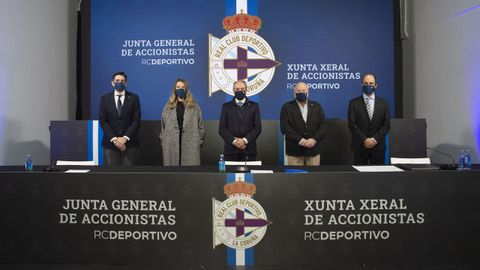 La última junta de accionistas celebrada en Riazor fue en diciembre del 2021