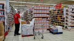 As� est�n los grandes supermercados de Santiago