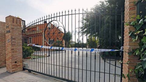 El triple parricidio tuvo lugar el pasado 8 de febrero en esta casa de la pedan�a de Algoda, en Elche (Alicante).