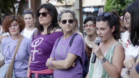 Manifestaci�n en Ribeira contra el auto que deja en libertad a los miembros de La Manada