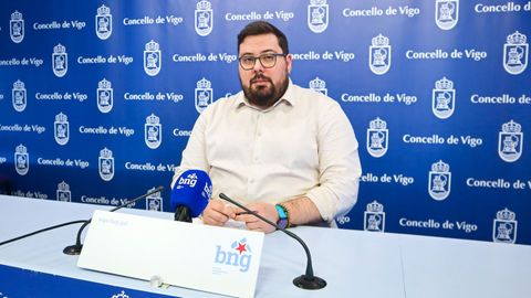 Xabier P. Igrexas es el portavoz del BNG en Vigo.