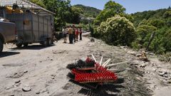 Cepillos donados a los vecinos de A Bouza