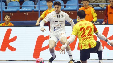 Malaguti en el partido disputado frente a Industrias Santa Coloma el pasado febrero. 