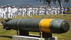 Jura de bandera y entrega de Reales despachos de la Escuela Naval Militar de Mar�n.