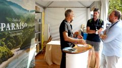 El presidente de Principado, Adri�n Barb�n, en el Festival de Lorient