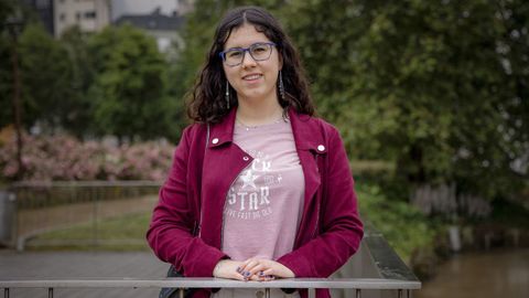 Cristina Paz, que ha obtenido un 9,88 en la selectividad, ha obtenido la tercera mejor nota de Galicia
