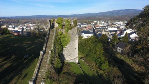 Fortaleza de Sarria. En la lista roja desde el 2013. Su origen es del siglo XV. BIC desde 1994, en abandono total y con desprendimiento de los muros de cierre de la parcela. Propiedad privada