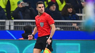 S�nchez Rojo, durante el PSG-Chelsea de octavos de final de Champions.