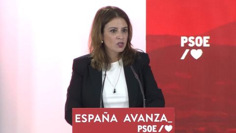 Adriana Lastra, en una imagen de archivo.