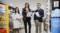Silvia Jato, en la campa�a de los farmac�uticos de Ourense para prevenir el consumo de alcohol en menores