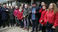 Concentraci�n por el cierre del Centro de Salud de Cambados