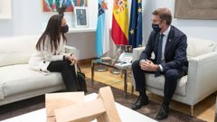 La presidenta de Red El�ctrica y exministra socialista de Vivienda con el titula de la Xunta hace unos d�as