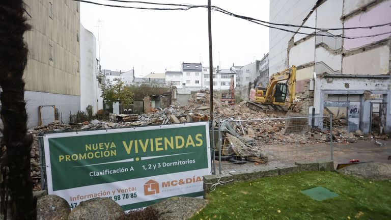 Ya trabajan en el nuevo edificio de la avenida da Corua