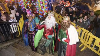 As� fueron las cabalgatas de Reyes en Ferrol y Nar�n