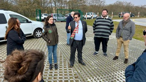 La jornada incluyó una visita a la base aérea de San Xoán de Río.