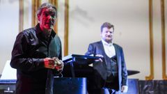 Jos� Manuel Fern�ndez y Mykyta Burtsev, en el concierto de este domingo.