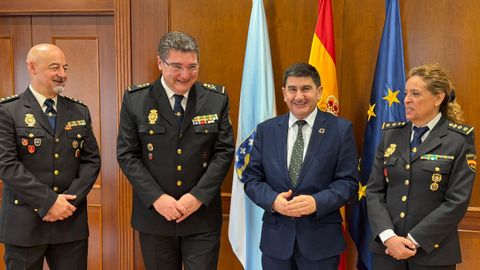 De izquierda a derecha: Jos� Ram�n Santiago, Pedro Pacheco, Pedro Blanco y Miriam Rifais.