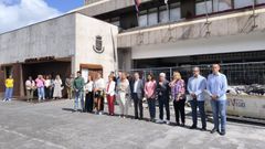 Concentraci�n en Vigo en apoyo a las v�ctimas de Venezuela.