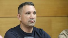 Eladio Oubi�a, presidente del Juventud Cambados.