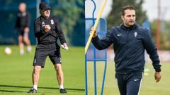 Juan Antonio Anquela y Rub�n Baraja