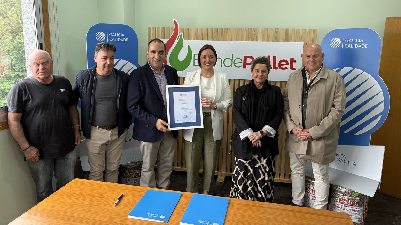 BandePellet recibe el certificado de Galicia Calidade por su producción de biomasa